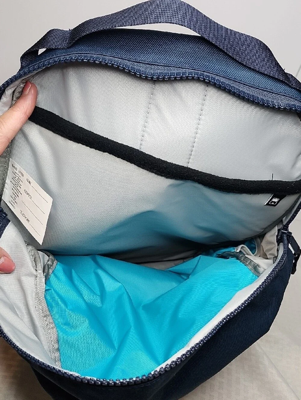 LL Bean Unisex Adult Navy Nylon Commuter Pack NEW